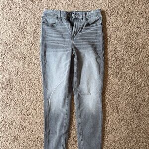 American Eagle Outfitters Gray Skinny Jeans